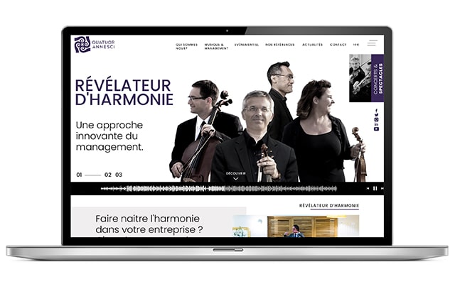 Quatuor, site web